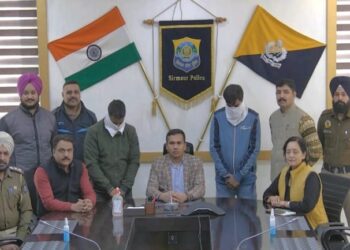 सिरमौर पुलिस ने 19 लाख की ठगी के तीन आरोपी किए गिरफ्तार