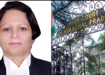 कार्यवाहक मुख्य न्यायाधीश सबीना होंगी हिमाचल हाईकोर्ट की मुख्य न्यायाधीश