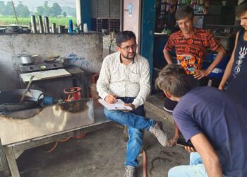 पांवटा साहिब : खाद्य आपूर्ति विभाग के निरीक्षक  ने किया औचक निरीक्षण