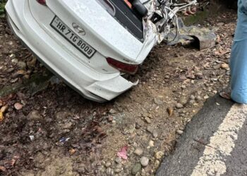 पांवटा साहिब में ट्राला और कार में जोरदार टक्कर, 1 की मौत, 4 घायल