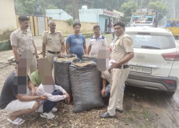पांवटा साहिब : चार व्यक्तियो से 54 किलो से अधिक चूरा पोस्त बरामद