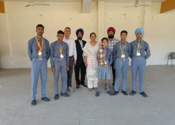 पांवटा साहिब : सीबीएसई क्लस्टर 16  प्रतियोगिता में  छाए गुरु नानक मिशन पब्लिक स्कूल के एथलीट ,जीते 5 स्वर्ण ,पांच रजत तथा दो कांस्य पदक