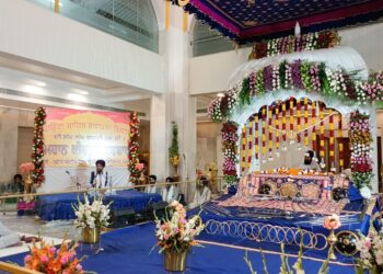 गुरुद्वारा श्री पांवटा साहिब में  धूमधाम से मनाया गया शहर पांवटा साहिब स्थापना दिवस