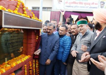 मुख्यमंत्री ने पांवटा साहिब विधानसभा क्षेत्र के पुरूवाला में सिरमौरी हाट की आधारशिला रखी