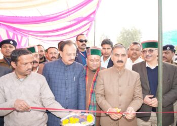 मुख्यमंत्री ने नाहन को दी 219 करोड़ रुपये की 11 विकासात्मक परियोजनाओं की सौगात