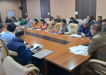 वार्षिक परीक्षाओं के मददेनजर ध्वनि प्रदूषण को नियंत्रित करे पुलिस विभाग,जिला पर्यावरण योजना की मासिक बैठक में दिए निर्देश