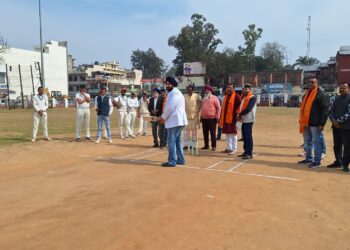 पांवटा साहिब : अवनीत सिंह लांबा ने  क्रिकेट चैंपियनशिप का किया शुभारंभ