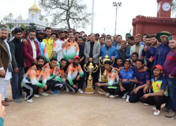 नाहन : जीवन में खेल भावना सर्वोपरि – हर्ष वर्धन चौहान