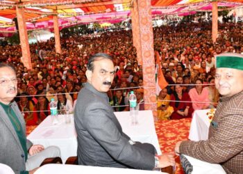 मुख्यमंत्री ने शिलाई विधानसभा क्षेत्र में 110 करोड़ रुपए की विकासात्मक योजनाओं के लोकार्पण एवं शिलान्यास किए