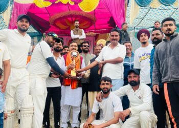 पांवटा साहिब  : कामा 11 भाटावाली की टीम ने जीता शिवाजी क्रिकेट टूर्नामेंट