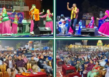 पांवटा साहिब : होली मेले पर विक्की चौहान और रघुवीर ठाकुर ने मचाया धमाल,दर्शकों को झूमने पर किया मजबूर