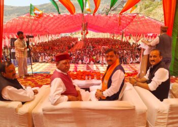 भारतीय जनता पार्टी का पन्ना प्रमुख सम्मेलन कार्यक्रम विधानसभा शिलाई  में सम्पन्न