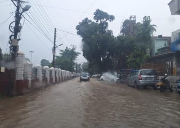 पांवटा साहिब वार्ड नंबर आठ में पानी की निकासी न होने से बढ़ी दिक्कतें, लोग परेशान