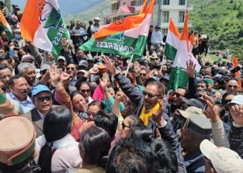 छः विधानसभा क्षेत्रों के उप-चुनावों में चार कांग्रेस व दो भाजपा के प्रत्याशी चुनाव जीते