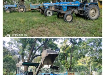 पावटा साहिब : भूपूर में रेत बजरी पत्थर चोरों पर वन विभाग की कड़ी करवाई