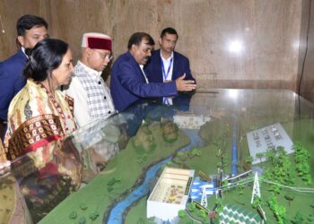 राज्यपाल ने एनजेपीसी परियोजना स्थल का दौरा किया