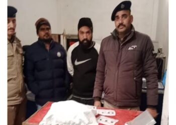 पांवटा साहिब :  भुक्की के साथ नशा तस्कर गिरफ्तार , डीजे संचालन की आड़ में कर रहा था तस्करी