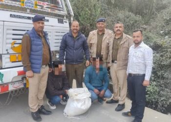 पांवटा साहिब : 12 किलो भुक्की सहित दो व्यक्ति गिरफ्तार