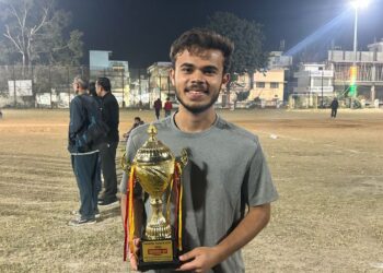 पांवटा साहिब : राजवीर वालिया का राष्ट्रीय फुटबॉल टीम में चयन