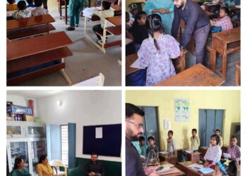 पांवटा साहिब : एस डी एम गुंजीत सिंह चीमा ने स्कूल के  विद्यार्थियों और अध्यापकों से  किया संवाद