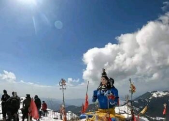 सिरमौर जिला की सबसे ऊंची चूड़धार चोटी की यात्रा पर एक मई से देना होगा शुल्क