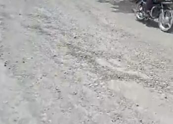 पांवटा साहिब : बांगरण भगाणी जाने वाली सड़क जर्जर , दुर्घटना की आशंका बढ़ी