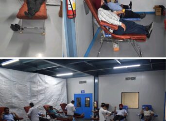 पांवटा साहिब : नंज मेड साइंस फार्मा प्राइवेट लिमिटेड रामपुरघाट के कर्मचारियों ने 86 यूनिट रक्त दान किया गया