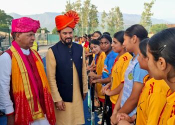 माजरा एस्ट्रोट्रफ मैदान में एक बिजली का कनेक्शन मात्र लगाने से पानी की व्यवस्था हो सकती है : अनुराग ठाकुर