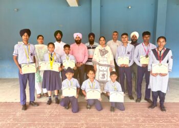 पांवटा साहिब : राज्य स्तरीय एथलेटिक्स प्रतियोगिता में छाए गुरु नानक मिशन पब्लिक स्कूल के नन्हे धावक