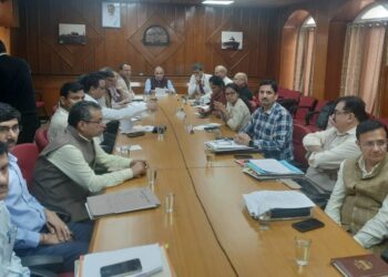 अतिरिक्त मुख्य सचिव की अध्यक्षता में बहु-क्षेत्रीय केंद्रीय टीम की बैठक आयोजित