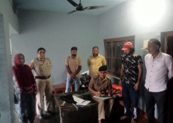 पांवटा साहिब : अफीम नशा तस्करी के आरोपी के घर से देसी क‌ट्टा (पिस्तोल) बरामद