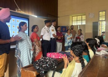 पांवटा साहिब कॉलेज में विद्यार्थियों को दी गई ट्रैफिक नियमों से संबंधित अहम जानकारी