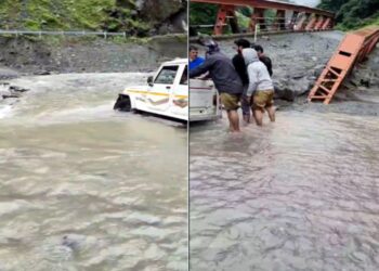 हिमाचल: यहां हर दिन लग रही माैत की बाजी! 6 जुलाई को बादल फटने से बह गया था पुल