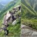 हिमाचल: पहाड़ी से खिसकी चट्टान काे देख सहमे लाेग, 500 की आबादी वाला गांव तबाह होने से बचा!