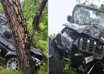 शराब के नशे में ड्राइविंग पड़ी भारी! स्कॉर्पियो दुर्घटनाग्रस्त..अंदर मिला कुछ ऐसा कि पुलिस भी रह गई दंग!