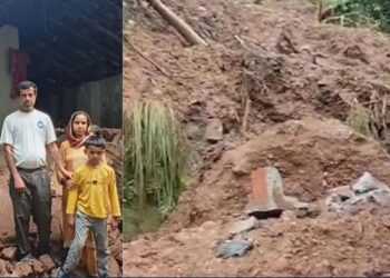 दरका पहाड़: घरों की दीवारें तोड़ अंदर घुसा मलबा, सब कुछ हुआ तबाह