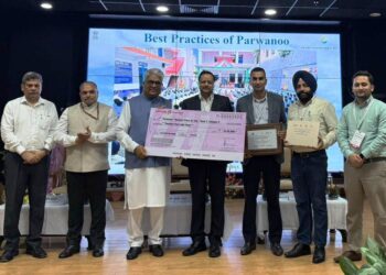 स्वच्छ वायु सर्वेक्षण-2025 में परवाणु शहर कोे देश में मिला दूसरा स्थान