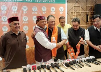 कांग्रेस नेता कुशल जेठी ने थामा भाजपा का दामन, डॉ बिंदल ने कराया जॉइन