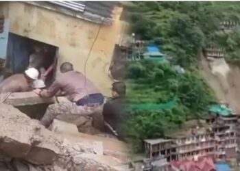 तबाही का मंजर: 3 मंजिला बिल्डिंग ढेर, मलबे में दबे कई लोग