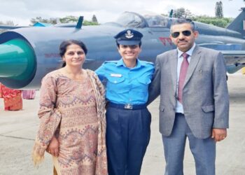 हिमाचल की बेटी भारतीय वायुसेना में बनी फ्लाइंग ऑफिसर….