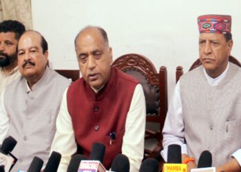 नेता प्रतिपक्ष जयराम ठाकुर ने आपदा प्रबंधन काे लेकर घेरी कांग्रेस सरकार, जानिए क्या लगाए आराेप