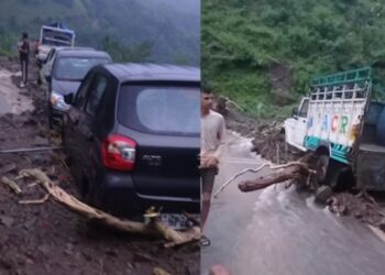 हिमाचल में हाहाकार! बिलासपुर में फटा बादल, कई गाड़ियां मलबे में दबीं…