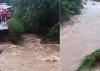 हिमाचल में मौसम का कहर: भारी बारिश से आई बाढ़ में बह गया पुल, कई सड़कों पर बंद हुई आवाजाही