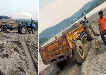 आपदा से भी नहीं लिया सबक, ब्यास नदी का सीना छलनी करने में जुटा खनन माफिया