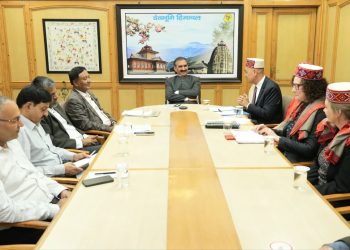 हिमाचल सेब और नाश्पाती की खेती के लिए न्यूजीलैंड के साथ सहभागिता पर कर रहा विचार उच्च आयुक्त पैट्रिक जॉन राटा ने मुख्यमंत्री से भेंट की