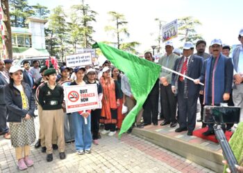 मुख्यमंत्री ने एडवांस लाइफ सपोर्ट एम्बुलेंस के एनएसए में समायोजन और तम्बाकू मुक्त युवा अभियान का शुभारम्भ किया।