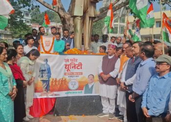 वल्लभभाई पटेल की 150वीं जयंती पर रन फॉर यूनिटी आयोजित, भाजपा प्रदेश अध्यक्ष डॉ राजीव बिंदल विशेष तौर पर रहे मौजूद…