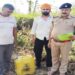 घर के पीछे लाहन सहित तस्कर गिरफ्तार, 6000 मिलीलीटर लाहन की बरामद