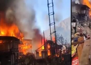 हिमाचल में भीषण अग्निकांड: झनियार गांव में कई घर जलकर हुए राख