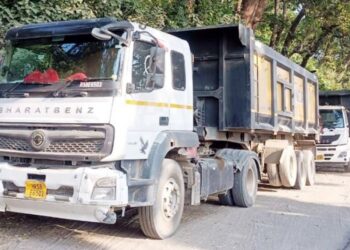 Sirmour: आरटीओ की बड़ी कार्रवाई: 37 टिप्परों पर लगाया 9 लाख का जुर्माना